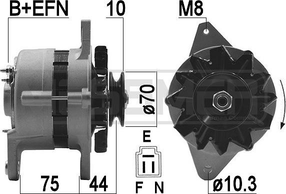 Wilmink Group WG2011414 - Alternator autospares.lv