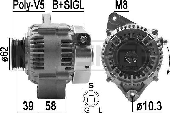 Wilmink Group WG2011415 - Alternator autospares.lv