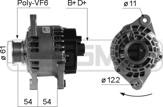 Wilmink Group WG2011699 - Alternator autospares.lv