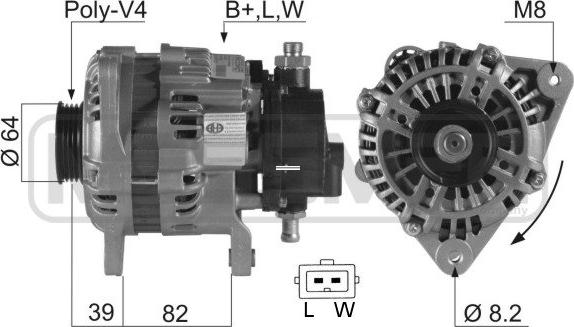 Wilmink Group WG2011653 - Alternator autospares.lv