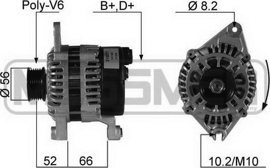 Wilmink Group WG2011604 - Alternator autospares.lv