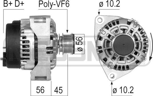 Wilmink Group WG2011615 - Alternator autospares.lv