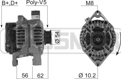 Wilmink Group WG2011689 - Alternator autospares.lv