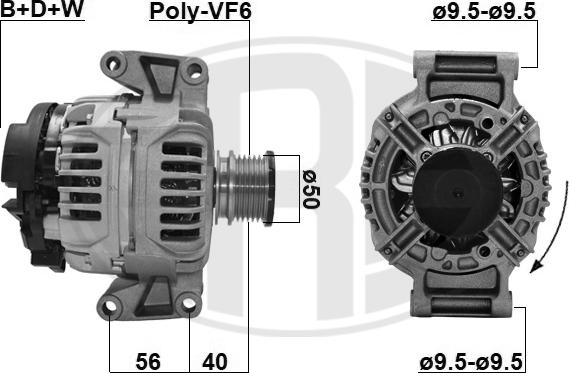 Wilmink Group WG2011636 - Alternator autospares.lv