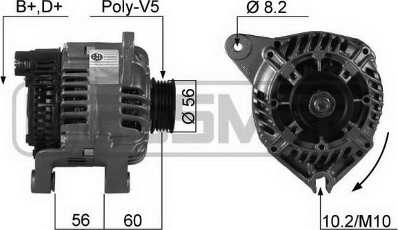 Wilmink Group WG2011679 - Alternator autospares.lv