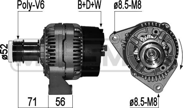 Wilmink Group WG2011046 - Alternator autospares.lv