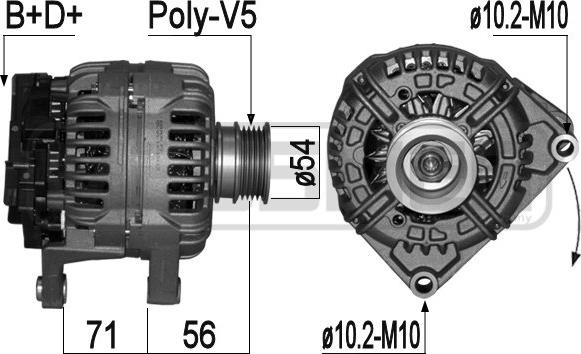 Wilmink Group WG2011050 - Alternator autospares.lv