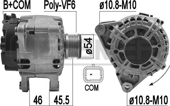 Wilmink Group WG2011178 - Alternator autospares.lv