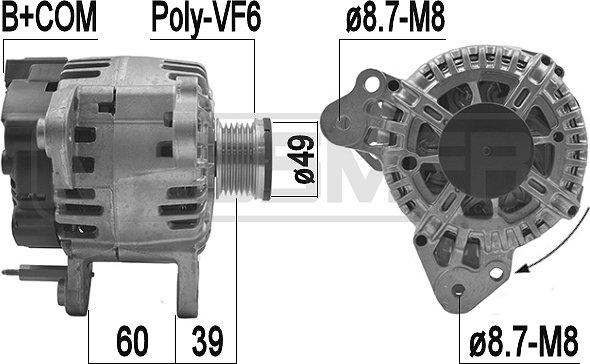 Wilmink Group WG2011173 - Alternator autospares.lv