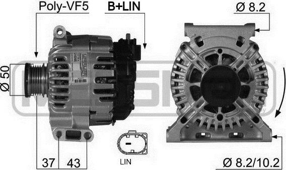 Wilmink Group WG2011861 - Alternator autospares.lv