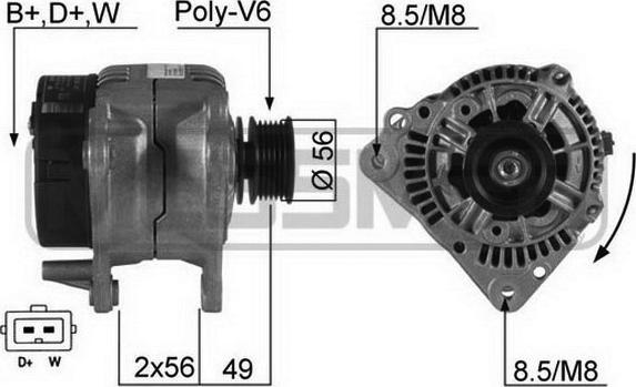 Wilmink Group WG2011804 - Alternator autospares.lv