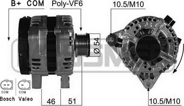 Wilmink Group WG2011884 - Alternator autospares.lv