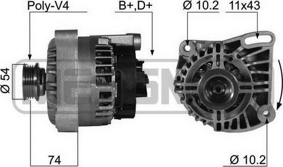 Wilmink Group WG2011870 - Alternator autospares.lv