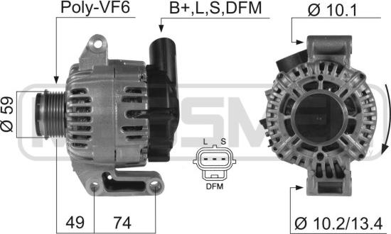 Wilmink Group WG2011878 - Alternator autospares.lv