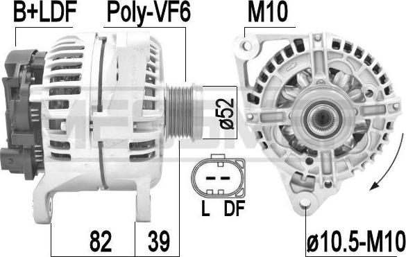 Wilmink Group WG2011355 - Alternator autospares.lv