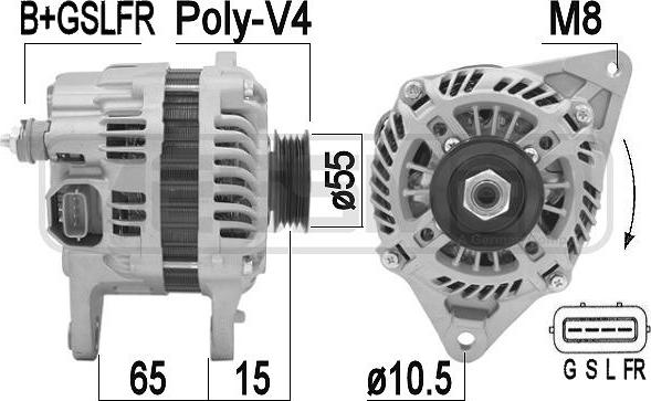 Wilmink Group WG2011381 - Alternator autospares.lv