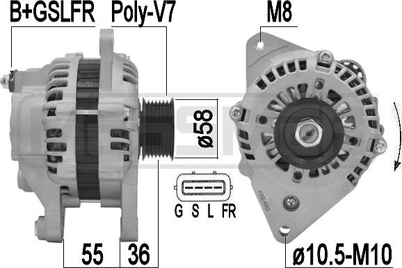 Wilmink Group WG2011383 - Alternator autospares.lv