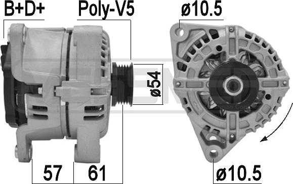 Wilmink Group WG2011387 - Alternator autospares.lv