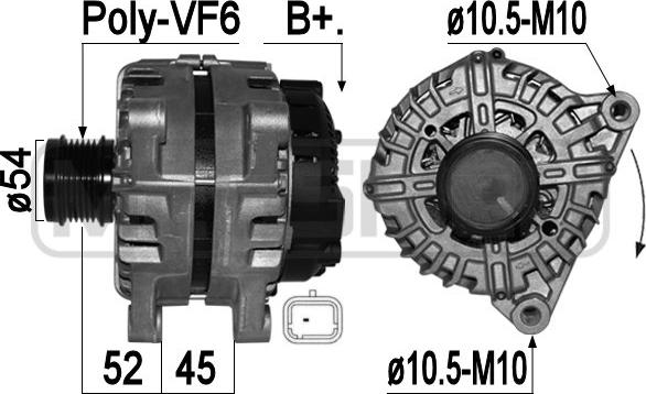 Wilmink Group WG2011371 - Alternator autospares.lv