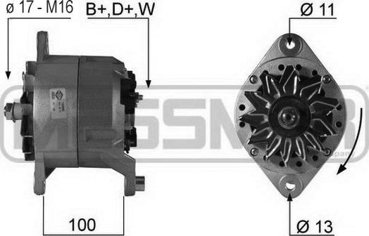 Wilmink Group WG2011768 - Alternator autospares.lv