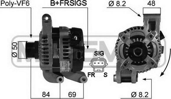 Wilmink Group WG2011780 - Alternator autospares.lv