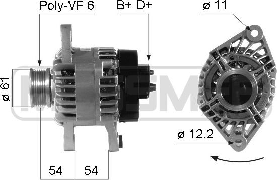 Wilmink Group WG2011730 - Alternator autospares.lv