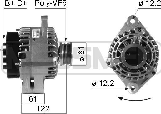 Wilmink Group WG2011774 - Alternator autospares.lv