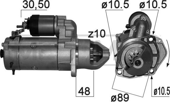 Wilmink Group WG2013450 - Starter autospares.lv