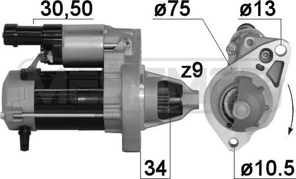 Wilmink Group WG2013452 - Starter autospares.lv