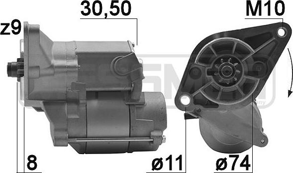 Wilmink Group WG2013544 - Starter autospares.lv