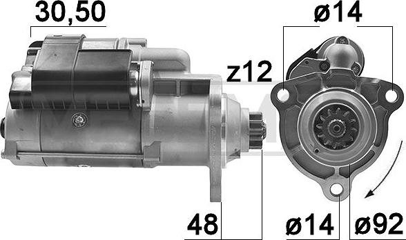 Wilmink Group WG2013555 - Starter autospares.lv