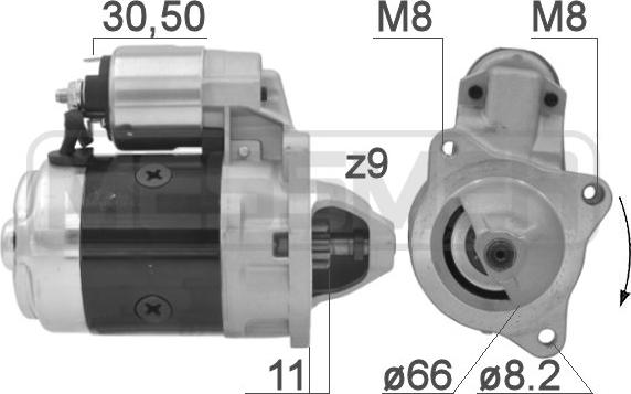 Wilmink Group WG2013511 - Starter autospares.lv