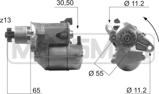 Wilmink Group WG2013045 - Starter autospares.lv