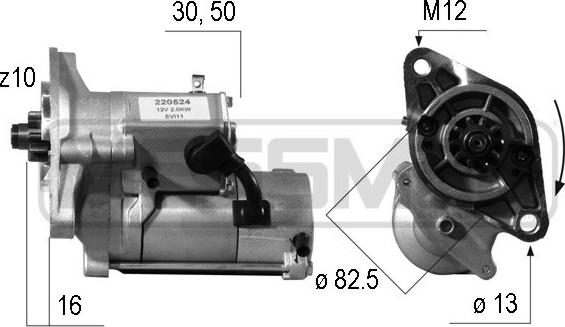 Wilmink Group WG2013085 - Starter autospares.lv