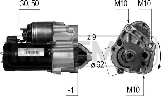 Wilmink Group WG2013026 - Starter autospares.lv