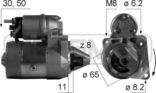 Wilmink Group WG2013075 - Starter autospares.lv