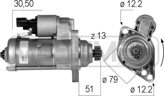 Wilmink Group WG2013146 - Starter autospares.lv