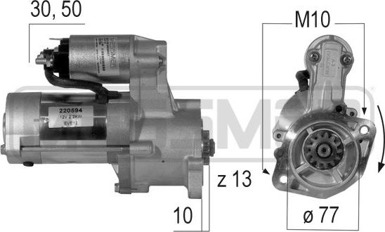 Wilmink Group WG2013158 - Starter autospares.lv