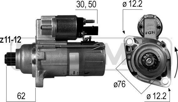 Wilmink Group WG2013104 - Starter autospares.lv