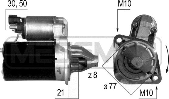 Wilmink Group WG2013105 - Starter autospares.lv