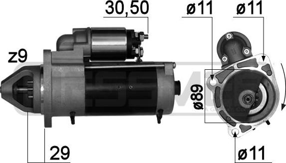 Wilmink Group WG2013353 - Starter autospares.lv