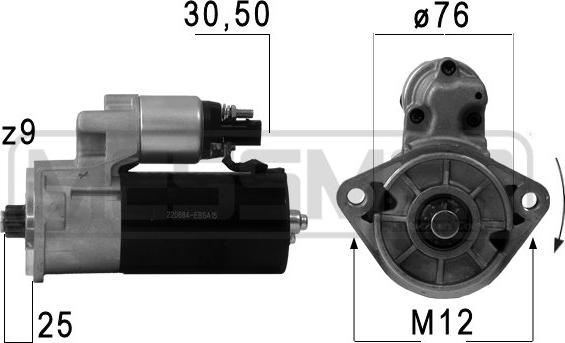 Wilmink Group WG2013246 - Starter autospares.lv