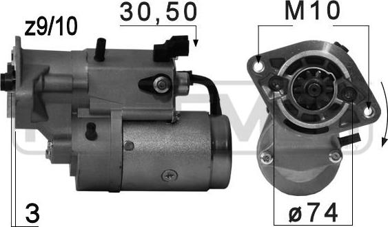 Wilmink Group WG2013264 - Starter autospares.lv