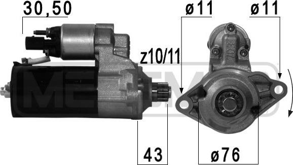 Wilmink Group WG2013261 - Starter autospares.lv