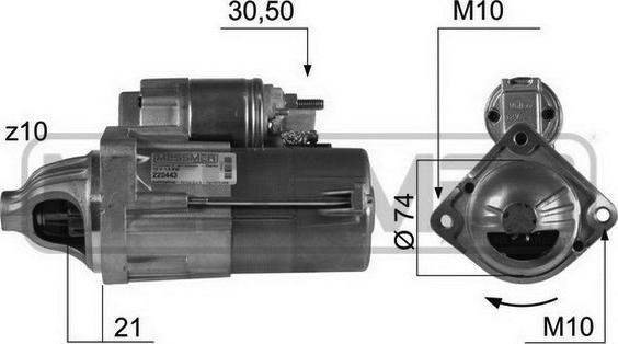 Wilmink Group WG2012994 - Starter autospares.lv