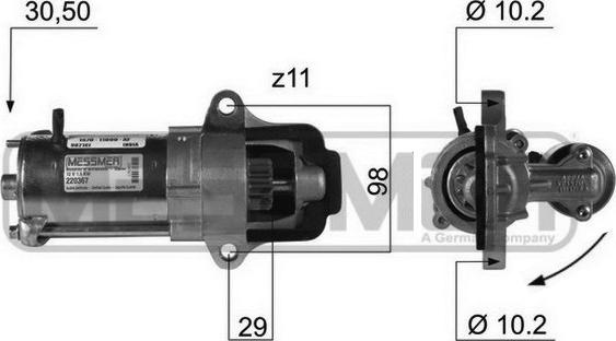 Wilmink Group WG2012906 - Starter autospares.lv