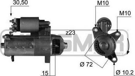 Wilmink Group WG2012903 - Starter autospares.lv