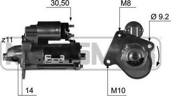 Wilmink Group WG2012911 - Starter autospares.lv