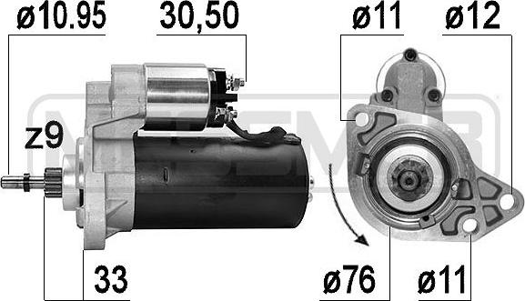 Wilmink Group WG2012935 - Starter autospares.lv