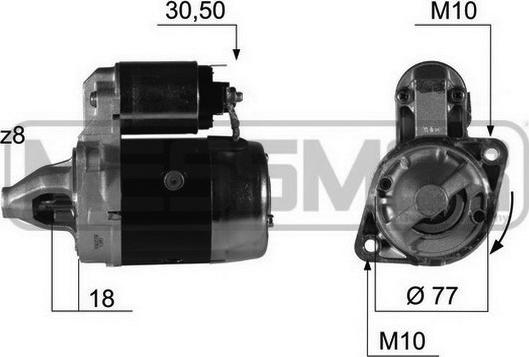 Wilmink Group WG2012924 - Starter autospares.lv